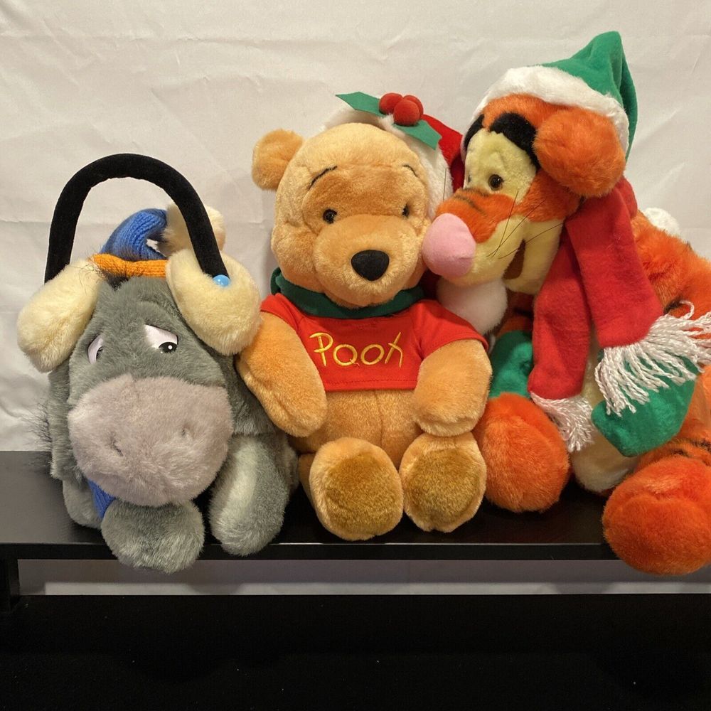 Vintage Walt Disney Company Winnie The Pooh Christmas Lot